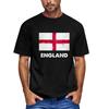 Men's Casual Short Sleeve T Shirt Crew Neck Printed Graphic Tee Top England Flag Design Fashionable Fit