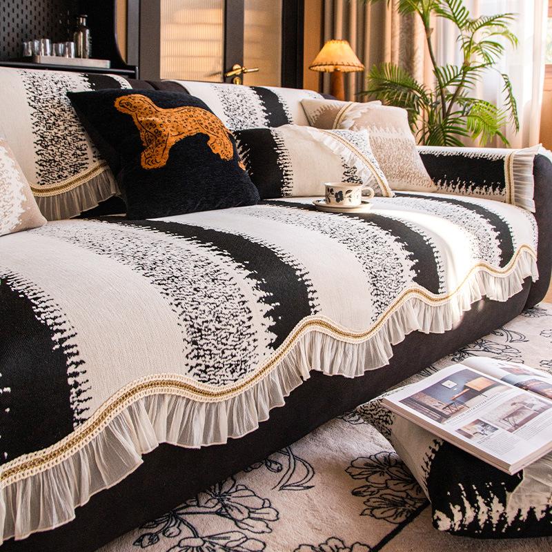 

2025 новый диванная подушка особой формы цельная прямой ряд нескользящая подушка сиденья дивана универсальная на четыре сезона диванное покрывало-полотенце 120*160cm