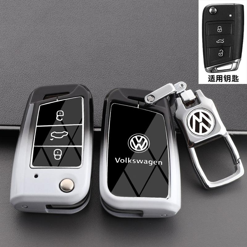 2026 Hot For VW VOLKSWAGEN Car Key Case Cover Shell For VW Volkswagen Golf 7 MK7 Tiguan MK2 For SEAT Ateca Leon FR 2 Ibiza For S