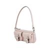 Michael Kors Zoe Metal Buckle Flap Pocket Fabric Tote Bag Small Women Handbags Light-Pink 32S5SZCU1C-653