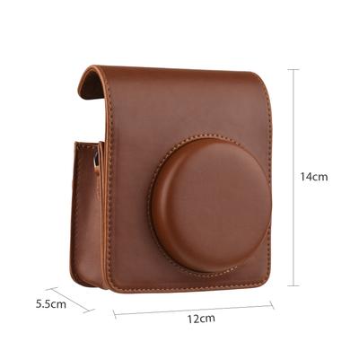 Étui de protection pour appareil photo instantané, sac de rangement en cuir PU pour appareil photo avec épaule réglable amovible