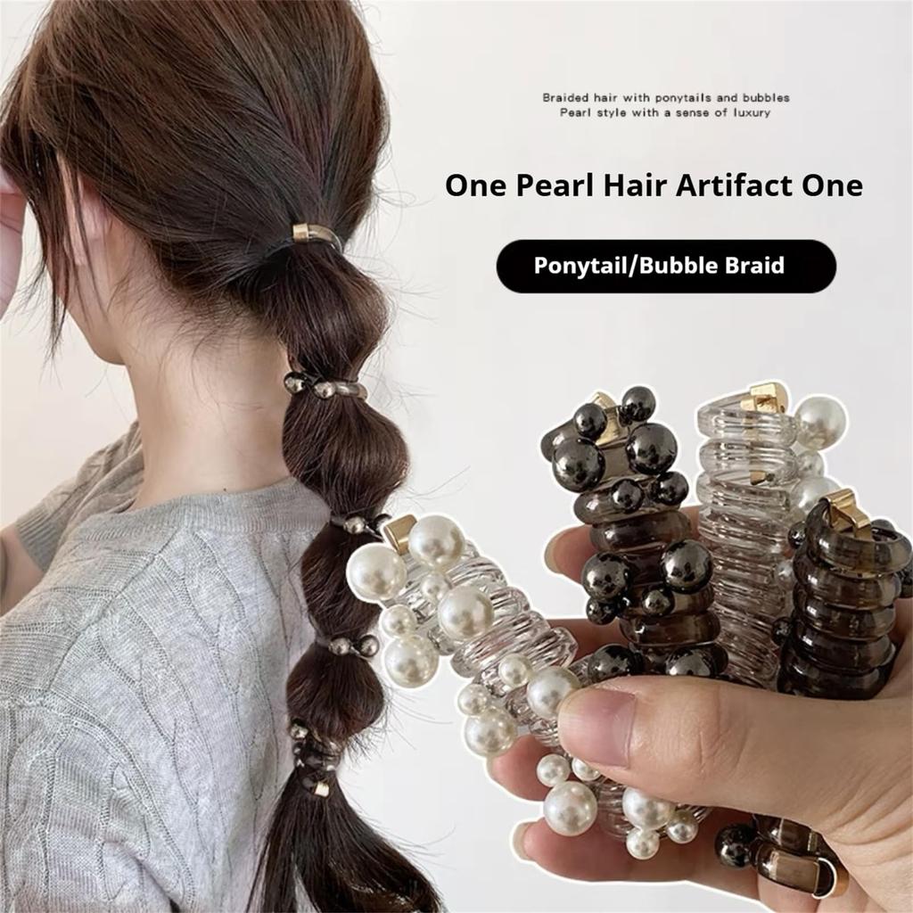 Twisted , Headband With Delicate Pearl And Fashionable Twisted Design, Soft Elastic Spiral Headband, Hair Accessories For Female Friends