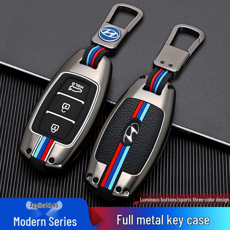 Elantra Key Case for Hyundai: Metal Shell for Mistra/Festa/ix35 Models 2022