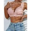 Reggiseno premaman in pizzo tinta unita da donna M-9xl, biancheria intima sexy per l'allattamento
