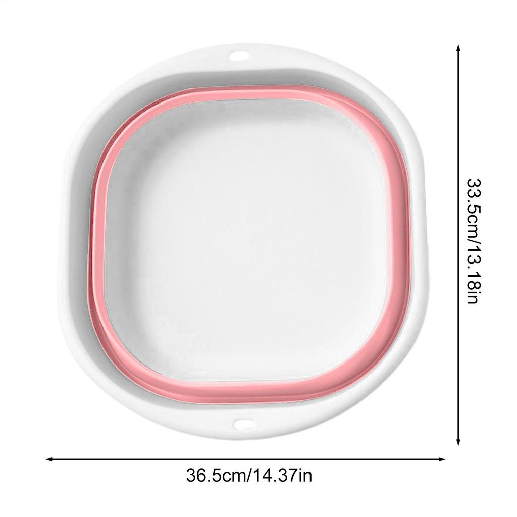 Folding Bowl Foot Bath Portable Wash Basin for Travel Folding Bowl Pedicure Tubs Foldable Basin Portable Foot Bath