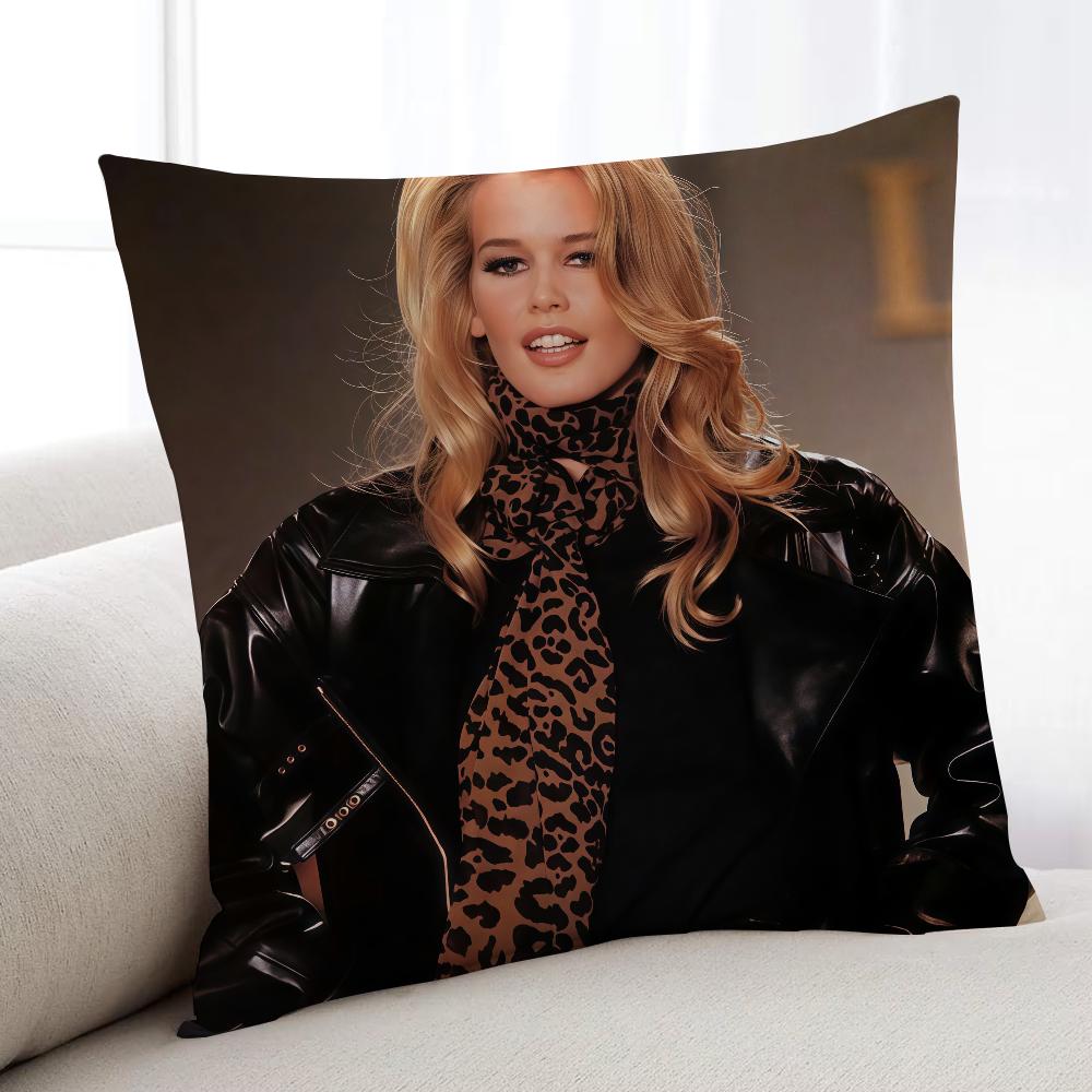 

cushion cover Home Bedding Sofa living Room pillowcase Simple Soft Skin Cushion Cover CClaudia Party Schiffer Model Gift 30x30 cm