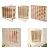 Wooden Toy Car Display Case Collectible Protection, Durability, Multi Grid, Display Shelf Wall Mounted Model Car Storage Rack