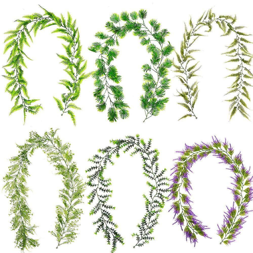 

DIY Accessories Artificial Plant Vine Plastic Wall Hanging Garland Party Supplies A10