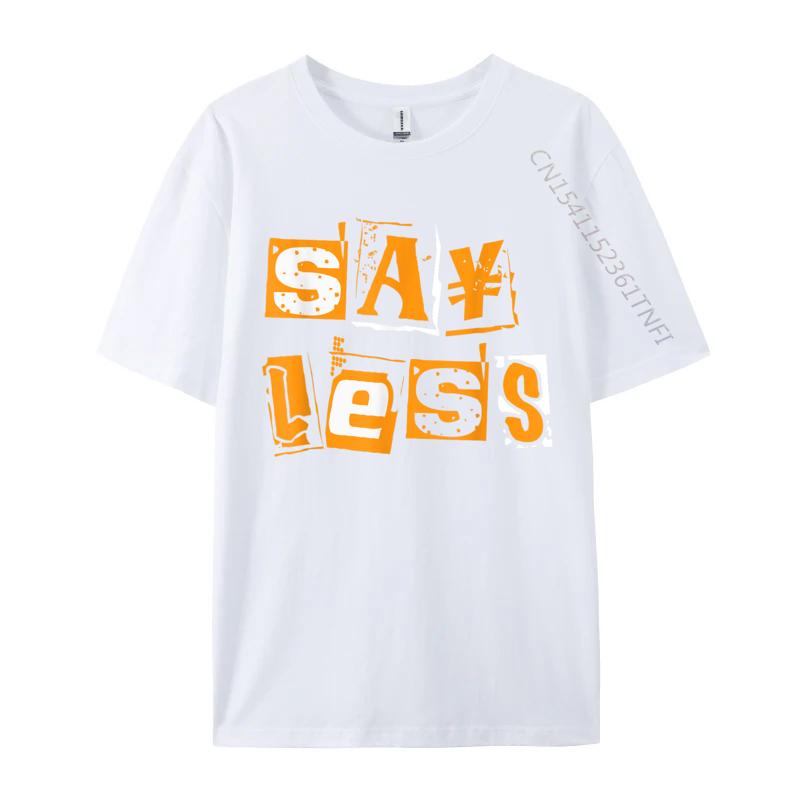 Oranžová Méně Mluvte Oranžová Barva Vtipné Prémiová Bavlna Camisa Top Tričko Harajuku Tričko Pro Muže Dominující
