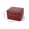 Elegant PU Leather Watch Case 2 Slots Timepieces Organizer Fashionable Watches Travel Pouch for Jewelry Enthusiasts