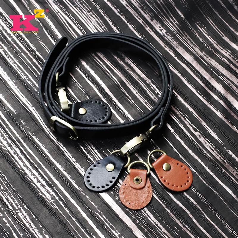 Oryginalna skórzana torba crossbody na ramię z regulowanym paskiem 120 cm i 2 D-ringami dla kobiet