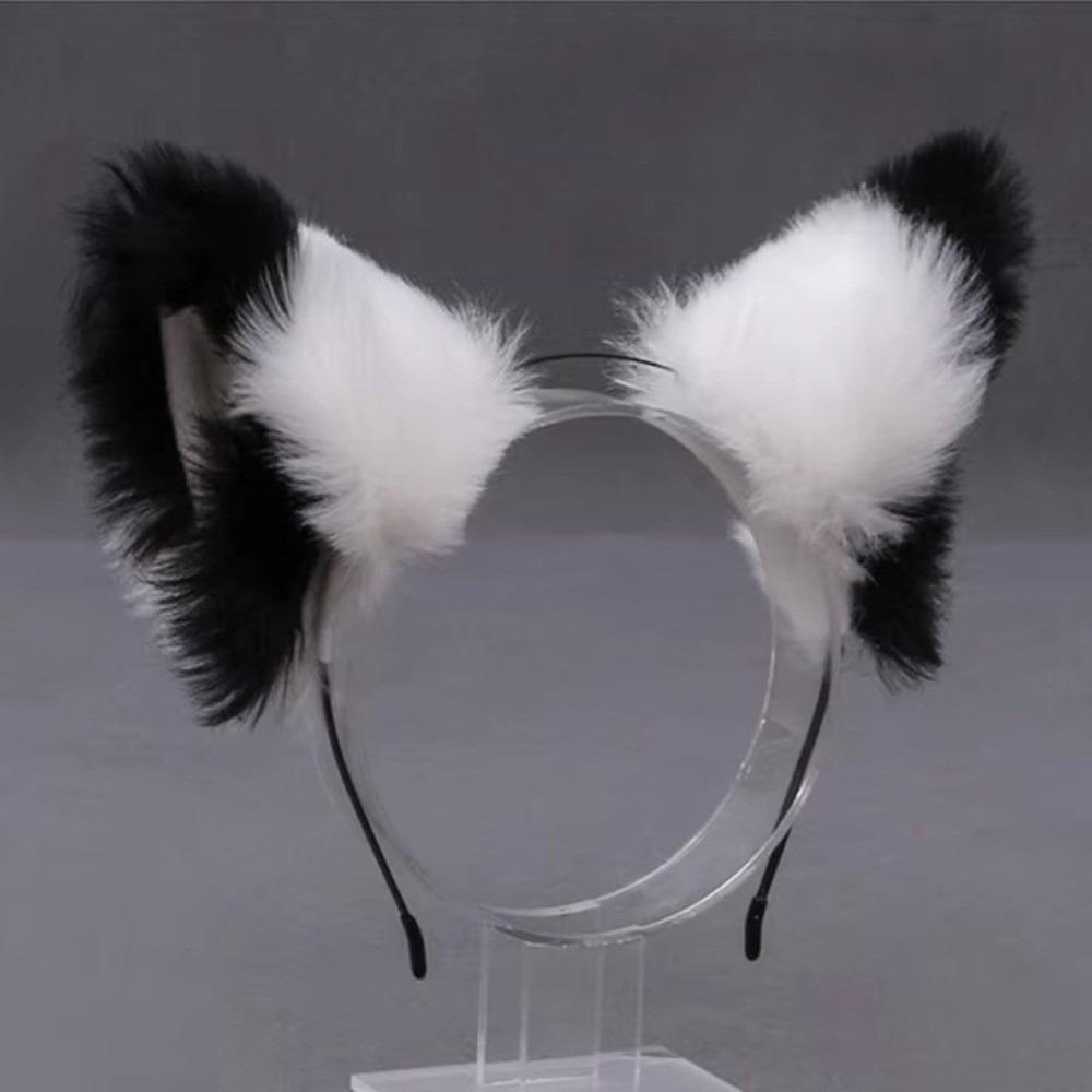 Lolita Plush Hair Band Anime Furry Cosplay Headwear Fashion Cat Ears Headband Girls