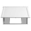 VEVOR Concession Window 1220x915mm Aluminum Alloy Frame Service Window, for Food Truck, Up to 85 Degrees Stand Serving w/ 4 Sliding Screen Windows