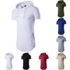 Mens Slim Fit Short Sleeve Hooded Tee With Premium Quality Muscle Tops For Casual Fashion