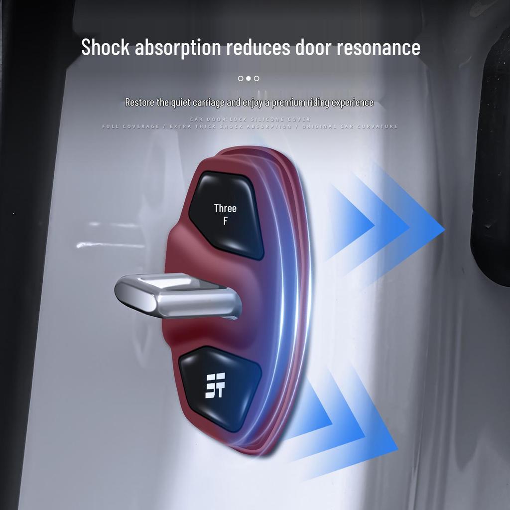 Jetour Shanhai Serie Auto Tür Silikon Schlossabdeckung & Stoßdämpfendes Polster