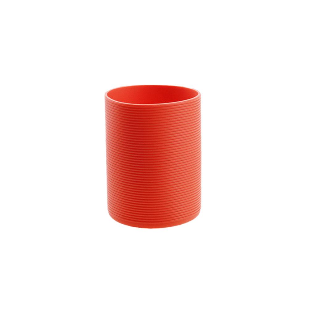 6.5CM Silicone Heat Insulated Cup Sleeve Stripes Non-slip Wraps Protective For Glass Cup Sleeve Water Bottle Kettle Cover
