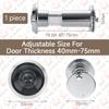 KAK HD Glass Lens 220 Degree Door Viewer Peephole with Heavy Duty Privacy Cover for Front Door 40-75mm Door Eye for Hotel Room