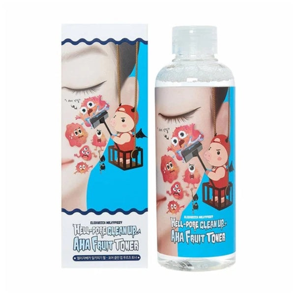 

Elizavecca Hell Pore Clean Up AHA Фруктовый тонер - 200 мл