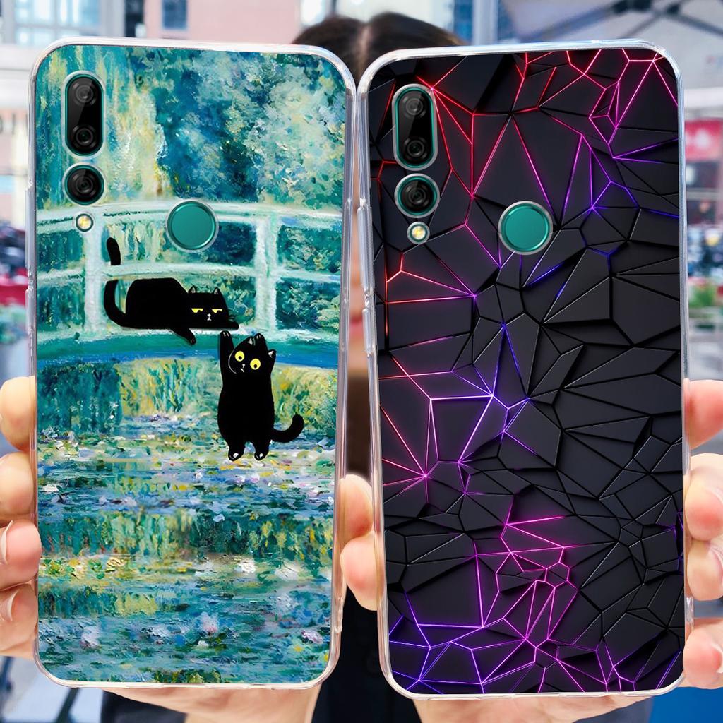 For Huawei Y9 Prime 2019 Case STK-L21 STK-L22 New Fashion Painted Cover Clear Silicone Shell For Huawei Y9 Prime 2019 Phone Case