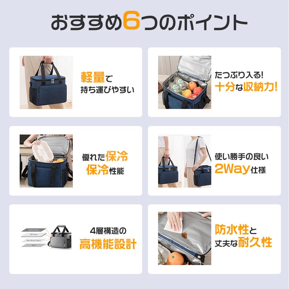 Small Cooler Insulated Soft Large Foldable for Handbag Shoulder Lunch Perfect for Sports Cherry Blossom Box, Foldable, Bag, Cooler, Capacity, 30L,