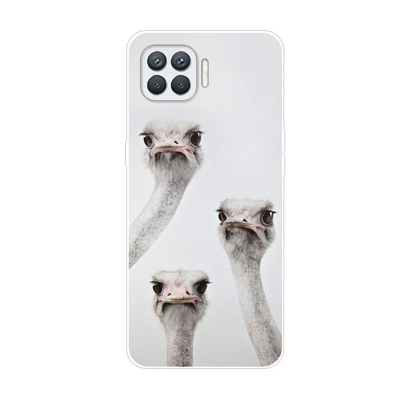 For OPPO Reno4 Lite Case Reno5 Lite Shockproof Soft silicone TPU Back Cover For OPPO Reno 5 4 Lite Phone Cases Case Cute Cartoon