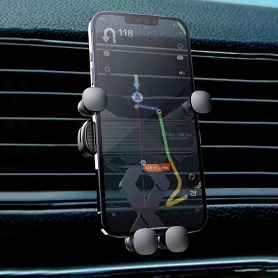 Gravity Car Mobile Phone Holder Air Vent Mount For IPhone Xiaomi Samsung Universal Stand Smartphone Support Automatic Portable