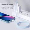 Dual-Head Type-C Male-to-Male Braided Laptop Charging Cable: 15W True PD Fast Charging Compatible.