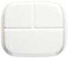Pearl Metal Divided Square Easy to Made in Dish, Plate, Use, White, Japan, K-6388