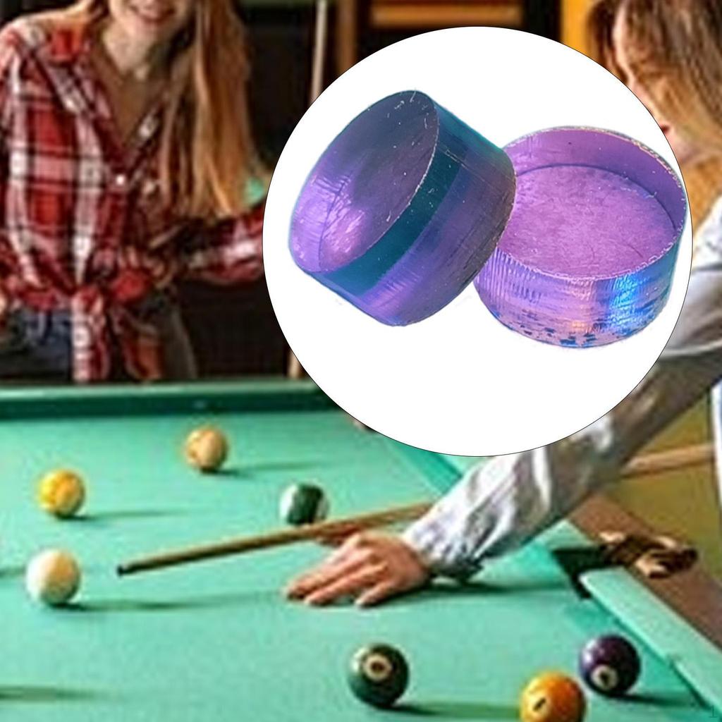 2Pcs Jump Cue Tip Replacement High Hardness Billiard Pool Diameter 14.6mm for Beginners