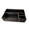 Coffee Bar Holder with Compartment, Functional Organizer for Tea Condiments In Kitchen or Lounge