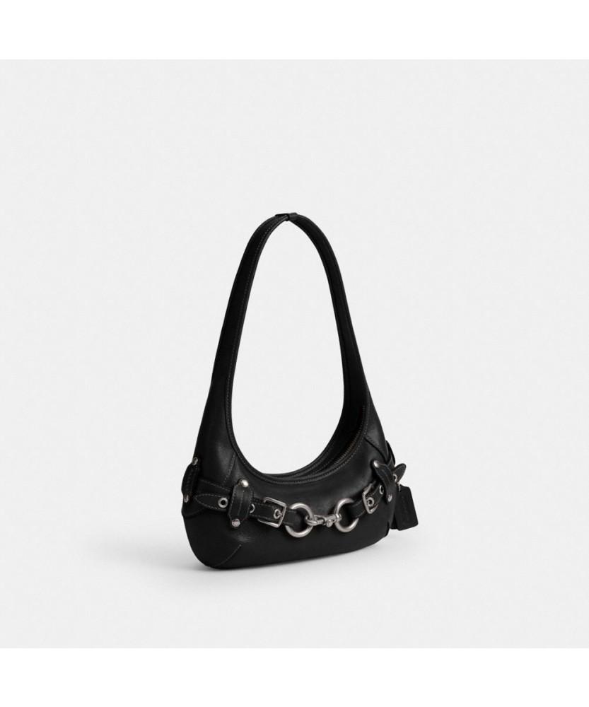 Coach Belted Ergo Shoulder Bag 26 Cen80 B4/Bk