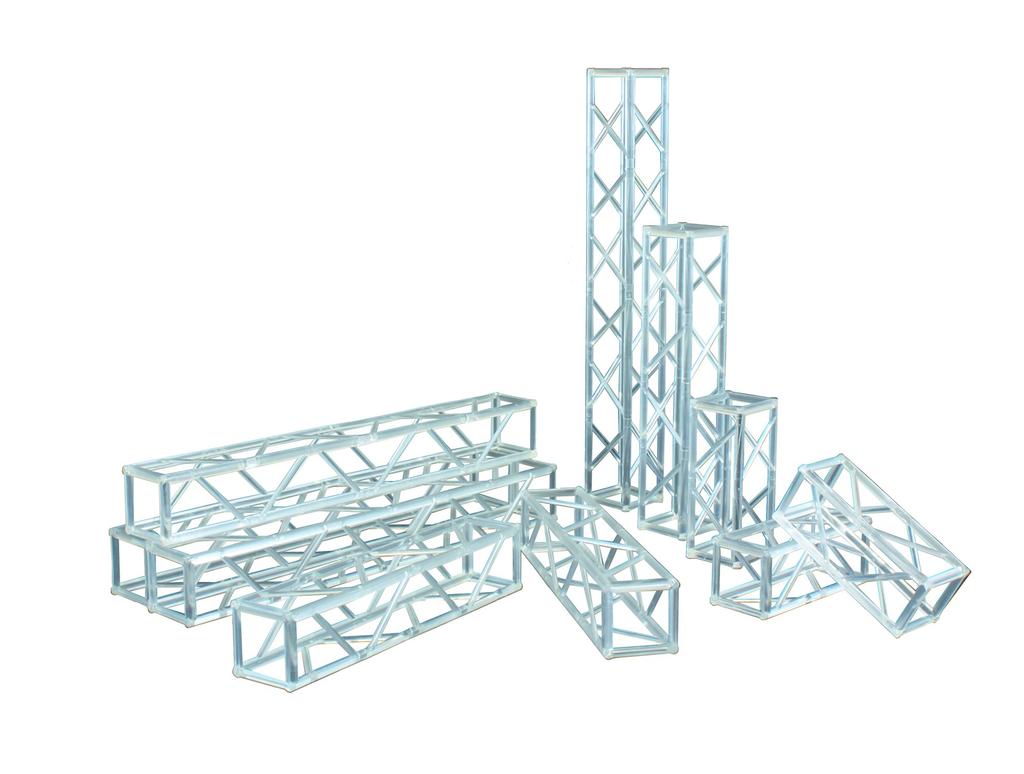 PM Office A MODELING SUPPLY Series Plastic Accessory Truss Clear 01 (Square) Ver.