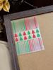 YITU Cable Knit Hat & Nail Art Stickers - Delicate Self-Adhesive Designs (YT4427)