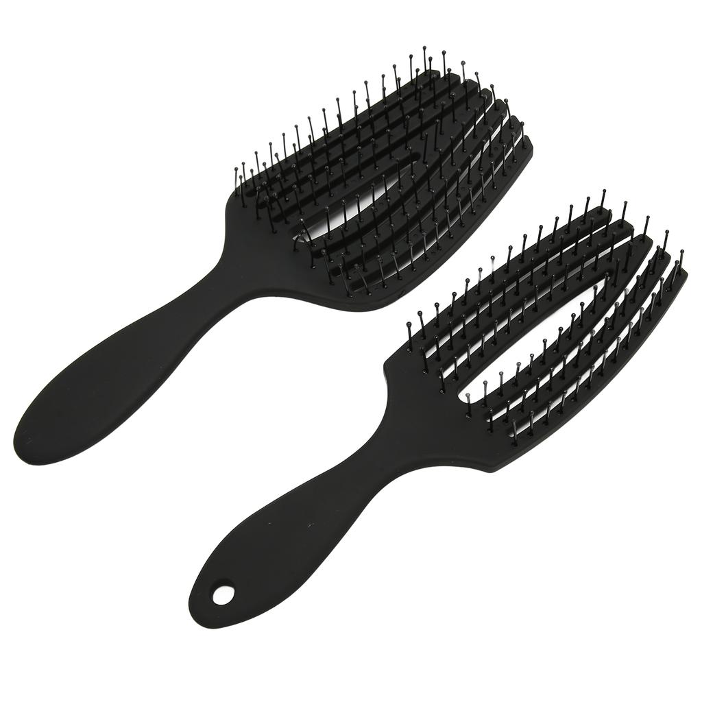 2pcs 8 Row Comb Set Detangling Massage Dry Wet Hair Styling 6 Row Styling Comb Kit for Beauty Salon