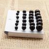 Pearl Earrings Set: 12 Pairs with Large & Small Rowed Pearls
