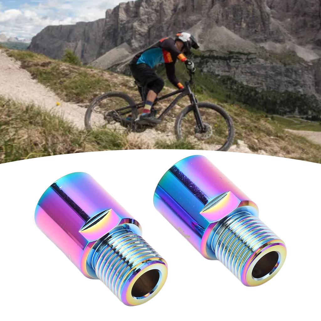 2Pcs Bike Pedal Extenders Sturdy   Steel Effort Saving Knee   Bike Pedal Extension