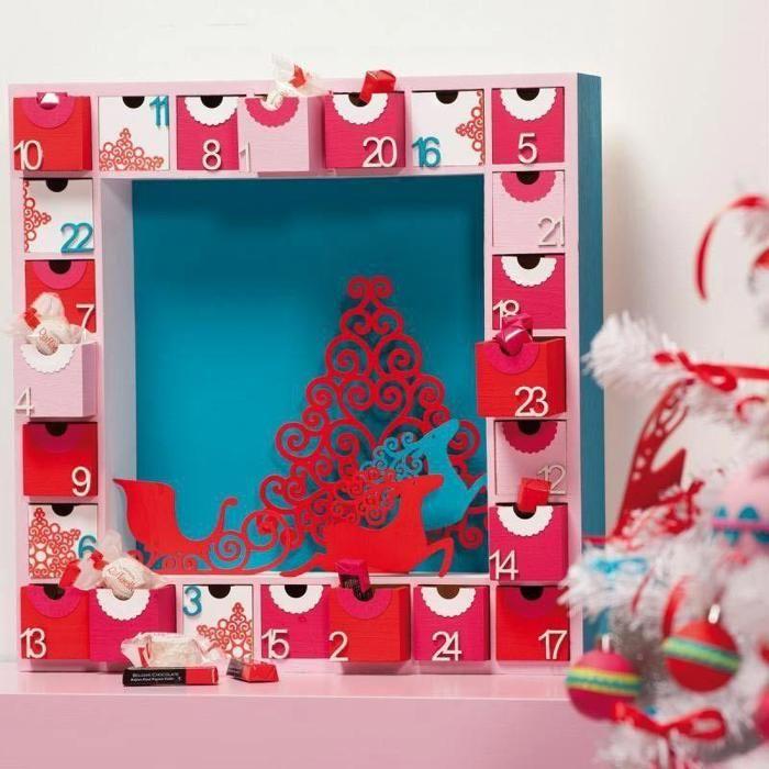 Calendrier De L'avent En Bois À Décorer - Marque - Modèle - Bois - Enfant - Beige