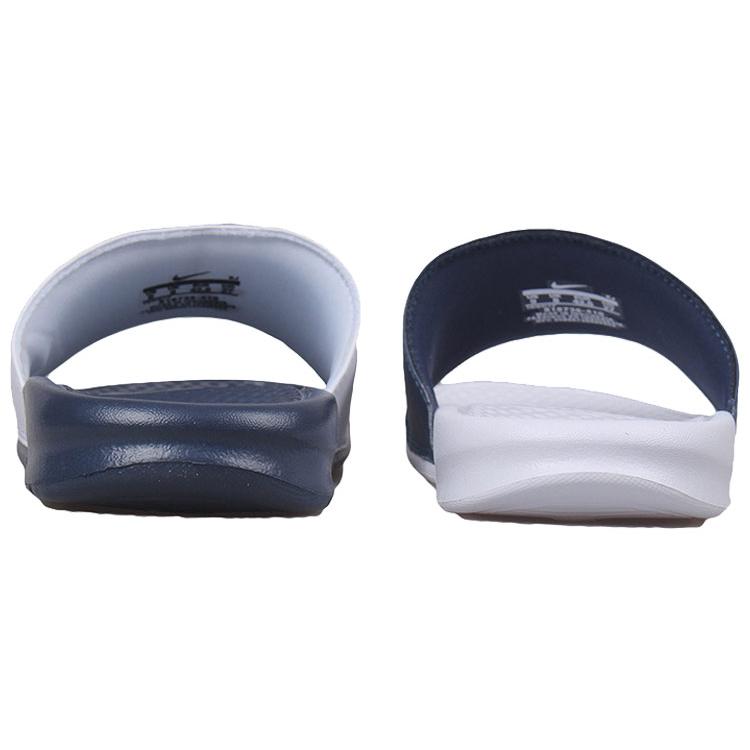 New Nike Benassi Jdi Mismatch Navy/White 818736-410