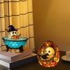 Ghost Bubble Bath Lamp Cute Ghost-Themed Night Light Color-Changing LED Mood Light for Bedside Bathroom Decor
