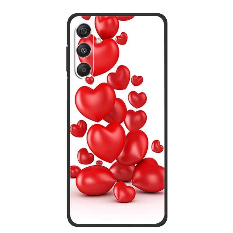 Funda For Samsung A17 Back Cover Case Fashion Black Silicone TPU Soft Phone Case For Samsung Galaxy A17 2025 Case A 17 Coque Bag