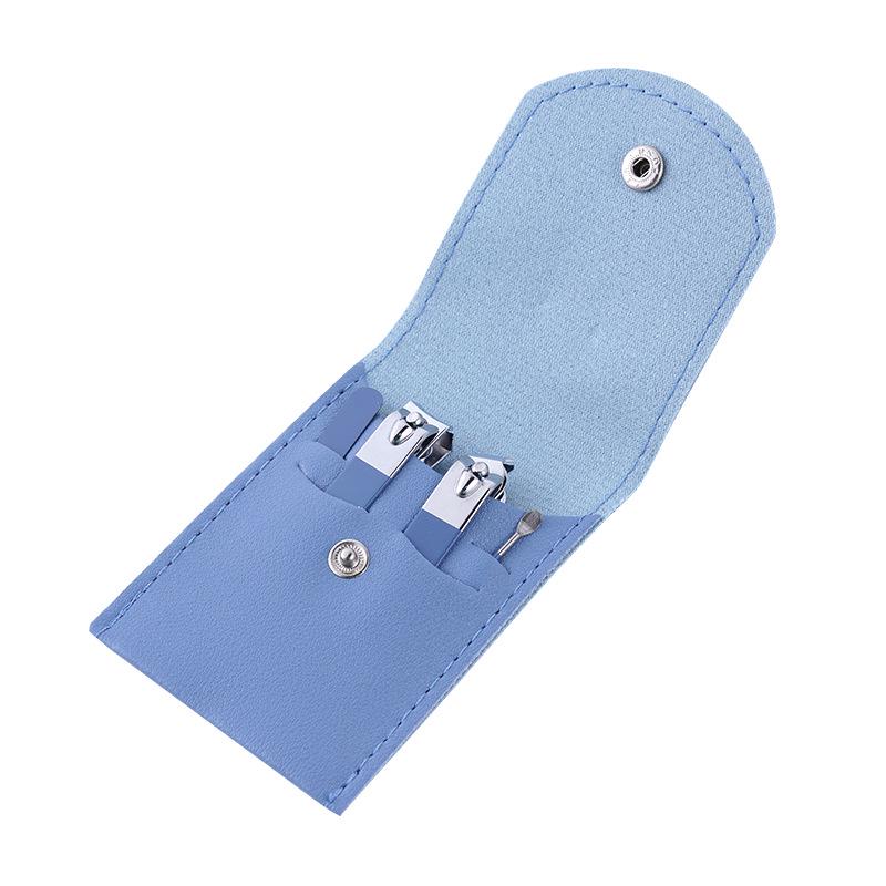 Nail Clipper Set: Flat & Oblique Mouth Clippers, Manicure Knife, Household Nail Tools, Ear Pick for Adults