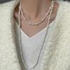 Korean Vintage Pearl Sweater Necklace - Autumn/Winter High-End Fashionable Accessory