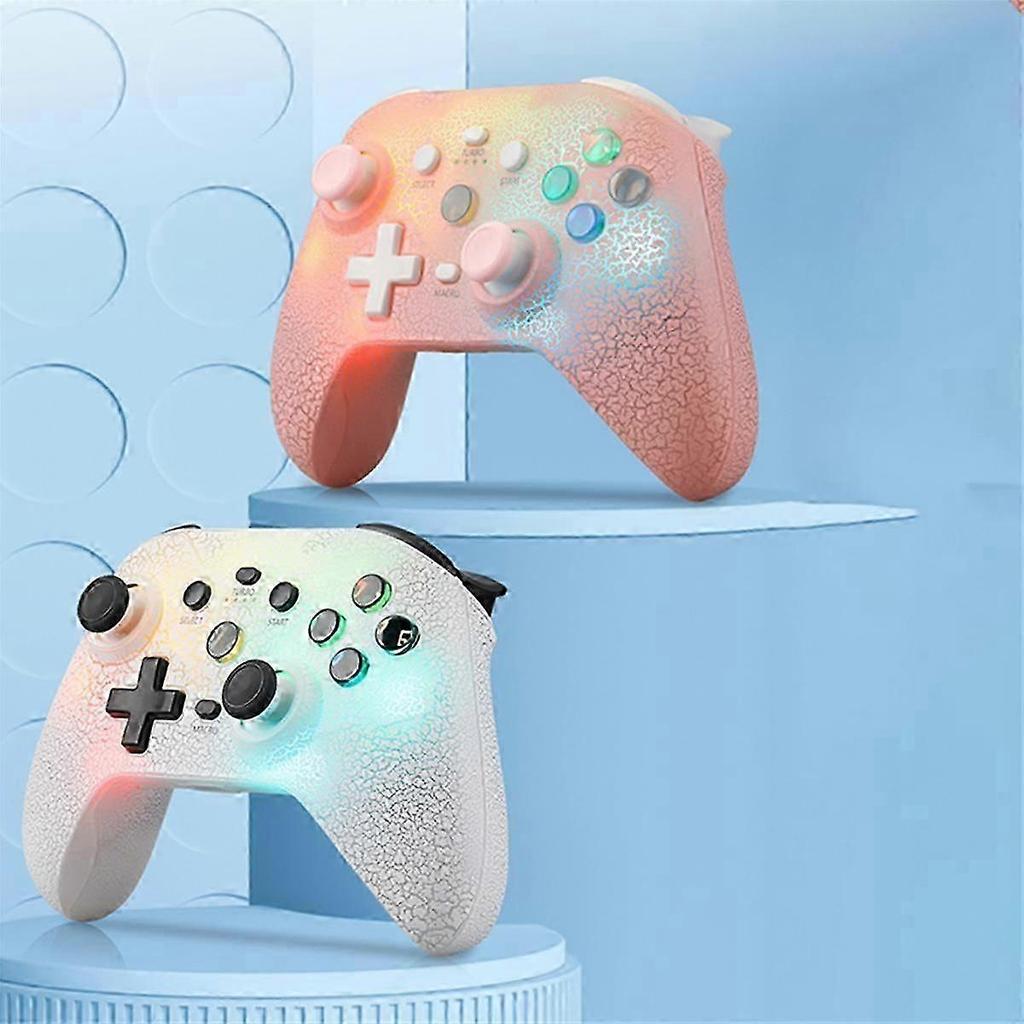Ns21 Kabellose Spielkonsole für Switch///android/ios Bluetooth Gamepad 6-Achsen Gyro-Joystick Dual Mot