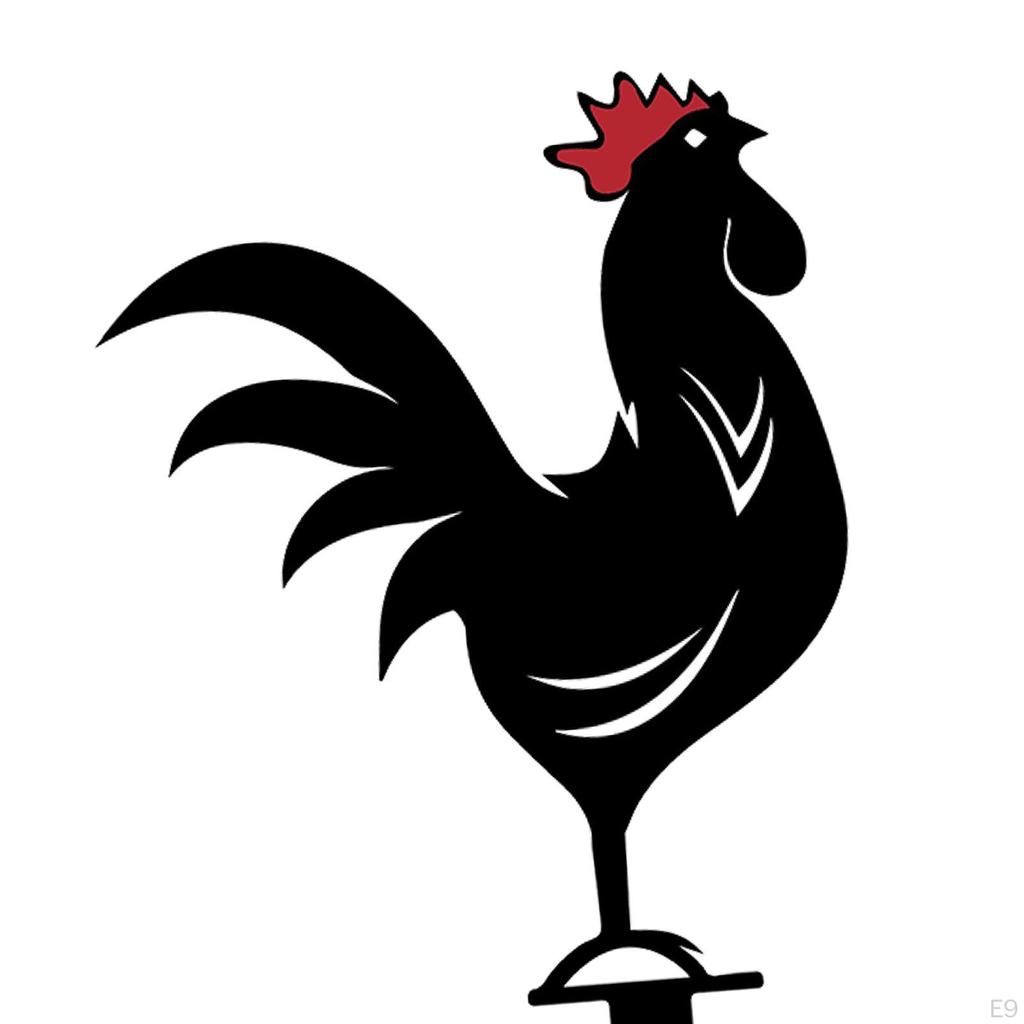 Chicken Silhouette Stakes for Yard Outdoor Garden Statue Decoration, Shadow