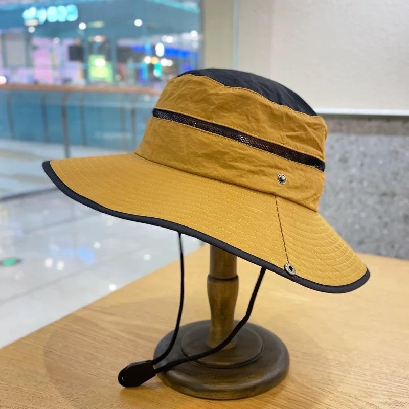 Fisherman'S Hat Fashionable And Versatile Sunscreen Mountaineering Hat Adjustable Breathable Waterproof Outdoor Camping Hat