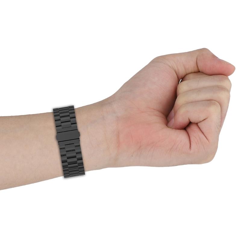 For Watch 7/6/5/4 Smartwatch Adjustable Band Straps Stainless Steel Wristband Bracelet Wear Resistance Unisex Waterproof