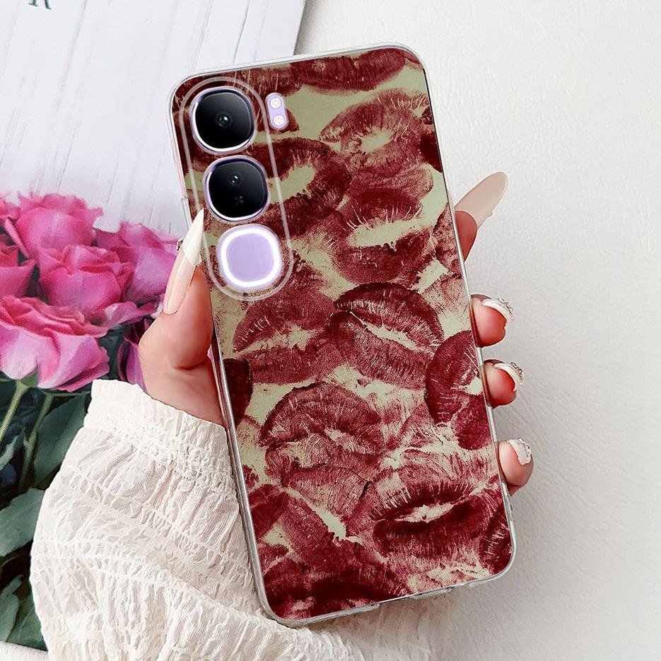 For Vivo Y200 5G Case Vivo V40 Lite Beautiful Butterfly Painted Cover Soft Slim Phone Case For Vivo Y300 Y 200 V40Lite 5G Bumper