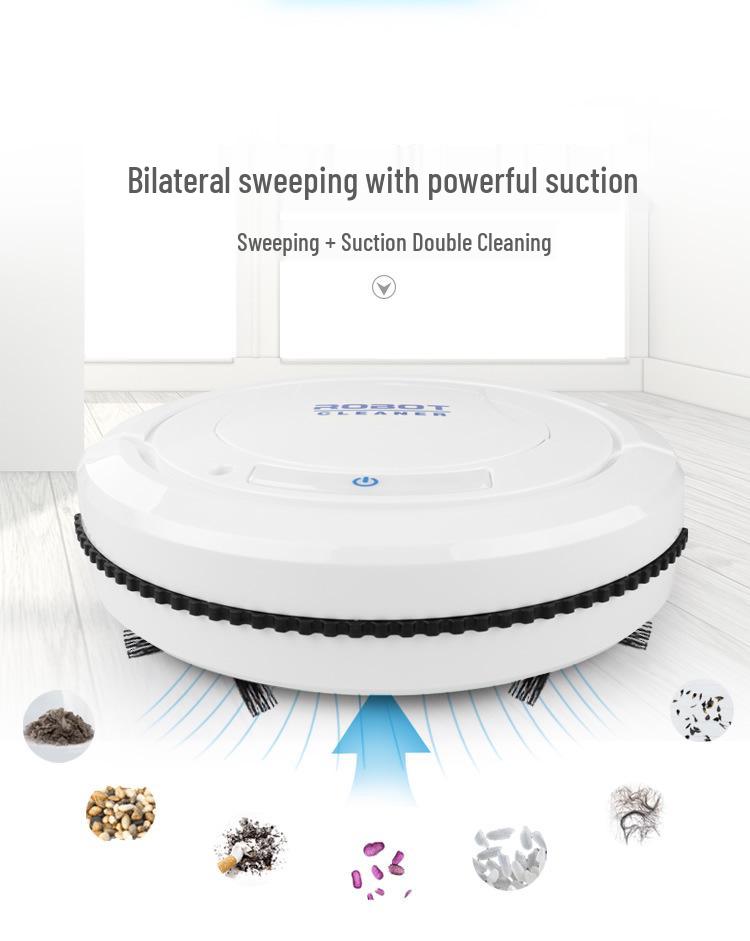 Smart Dual-Use Vacuum: Wet/Dry Mopping Robot - 3-in-1 Sweeping, Suctioning & Mopping Machine