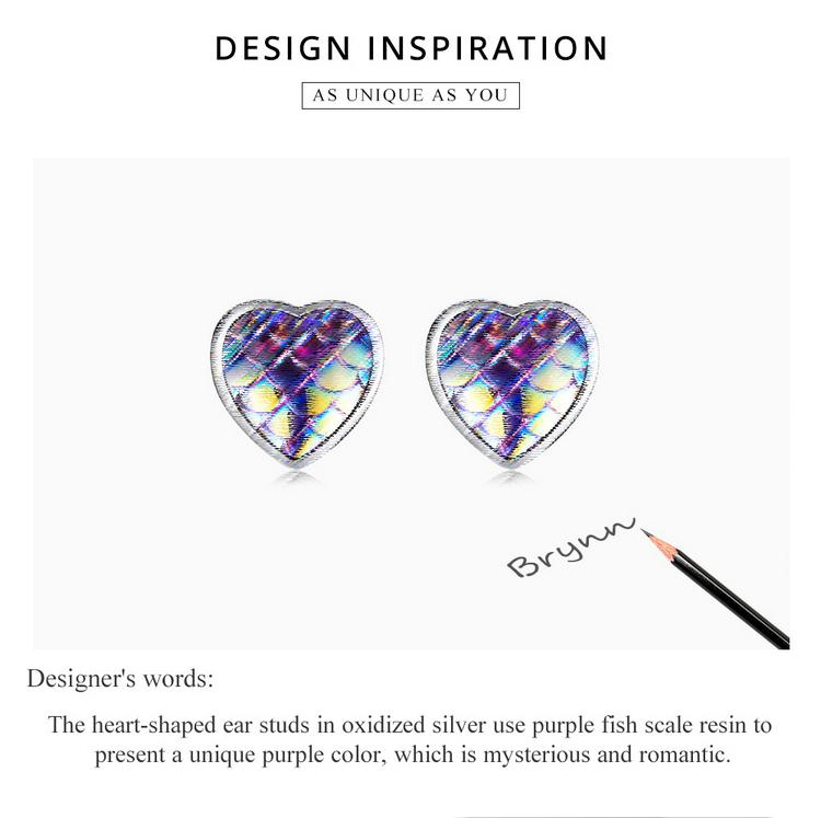 BAMOER 925 Sterling Silver Colorful Zircon Oil Drop Vintage Moth Pendant for Women Fine Jewelry