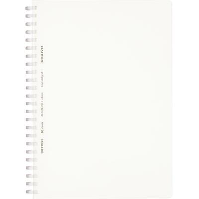 KOKUYO Soft Ring 80 A5 Grid Dot Notebook, Clear, Sheets, Size, Ruled, Transparent, Su-SV538WT-T